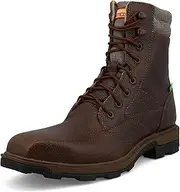 [Twisted X] Men's 8" UltraLite X Work Boot, Square Toe Nano Toe with UltraLite X