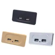 Fast Car Charger USB Socket Dual Port Adapter for RV Truck
