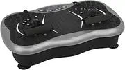 Vibration Plate Exercise Machine, Whole Body Workout Vibration Fitness Platform w/Balance Straps, 120 Speed Levels, Remote Control, Max User Weight 150KG