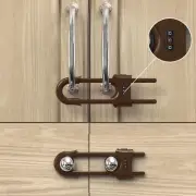4 Pack Child Proof Sliding Cabinet Door Code Locks Baby Safety Cupboard Locks Ad