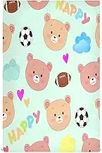 GAIREG Cute Bear Faces Large Kitchen Towels, 28x18 Inch Decorative Country Kitchen Towels