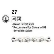 KMC Z7 6-8 Speed Chain Workshop Box with Connect Link - 25 Chains