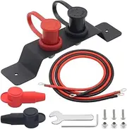 Xunweiad 48V 250A High Volt Battery Jump Panel Post Easy Charging for ATV UTV RV Truck Water High Voltage Cables