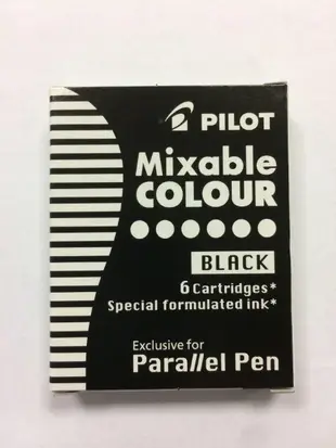 PILOT藝術鋼筆卡水/ IC-P3-S6/ 黑