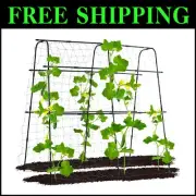 Lightweight and Sturdy A-Frame Trellis for Peas & Cucumbers - Easy Setup