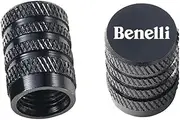 jininghaibo Motorcycle Wheel Tire Parts Valve Stem Caps Cover Compatible with 502C 752S TRK 702 502X 251 Leoncino 500 250 TNT 125 300 600(Black)
