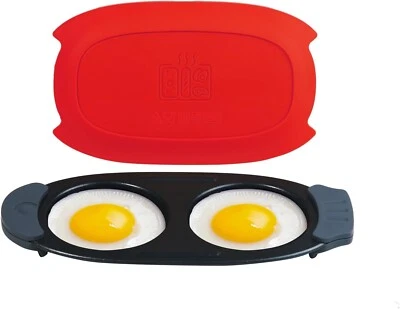 Quick-Heat Microwave Egg Cooker|Poacher|fryer,Multi-use microwave egg maker for
