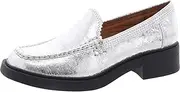 [ZODIAC] Womens Alaina Faux Leather Square Toe Loafers