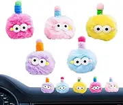 Pokronc Dashboard Decor - Cute Coal Ball Center Console Doll,Plush Dashboard Decoration Automotive Interior Accessories for Men Women Driving Travel Daily Use Home Road