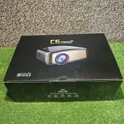 C6 LCD LED Home Mini Wireless Theater Projector 1200 Lumens HD support 1080P os1