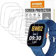 Screen Protector Compatible with BW02 BIGGERFIVE 1.8” Smart Watch, Soft TPU, 4-pack, Full Coverage, Bubble Self-healing