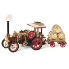 Robotime Rokr Tractor Locomotive Model 3D Wooden Puzzle For Steam Engine Tractor