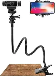Webcam 1080P Mini Camera Streaming Media Flexible Desktop Installation Gooseneck Clip Clip Web Camera Bracket for PC Gamer Accessories Webcam Cover