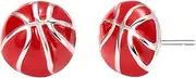 Sports Ball Earring Basketball Baseball Football Soccer Earrings Volleyball Stud Jewelry Gifts For Sport Fans