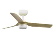 LED Ceiling Fan with Remote Control Mini Punt White Maple Dc Fan Soft