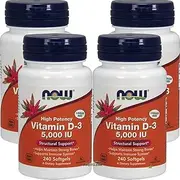 Nutrition Now Now Vitamin D3 5000 Iu 240 Softgels