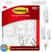 Command Variety Pack, Including 10 Pairs of Picture Hanging Strips, 6 Wire Ho