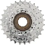 5 Speed Bike Spin Freewheel, High Strength Steel Flywheel with High Durability and Corrosion, Easy to Install Replacement Accessories for Mountain Bikes