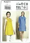 Vogue Patterns R10214, 9376 MARCY TILTON, Dress and Tunic, Size 4 - 14, Uncut