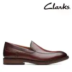 【CLARKS】男鞋 UN HUGH STEP 寬楦設計套穿樂福鞋 休閒鞋(CLM69020D)