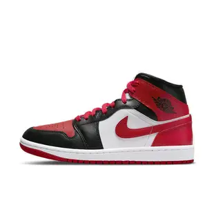 Nike Wmns Air Jordan 1 Mid 女鞋 男鞋 黑 紅 Bred Toe 芝加哥 AJ1 BQ6472-079