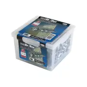 Cobra 3.5mm Zinc WallDriller Anchor Screws/Bits - 200 Pack