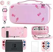 GLDRAM Switch Carrying Case for Hello Kitty