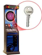 Valley Cougar 8 & HB dart amusement game key to code L550 fast ship