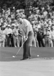 Tom Watson Masters Tournament National Golf Georgia 1979 Golf Old Photo
