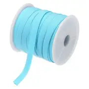 1/4 Inch Double Fold Bias Tape Cotton Bias Tape(Light Blue 25 Yards)