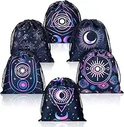 6 Pcs Tarot Card Velvet Storage Bag Tarot Card Dice Storage Bag Drawstring Tarot Bag Tarot Card Holder Bag Jewelry Pouch for Tarot Enthusiasts Hand Gift Bags, 7.1 x 5.9 Inches 6 Styles (Elegant Style)