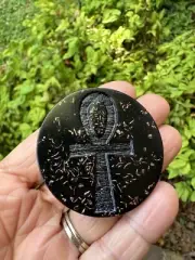EMF Protection Phone sticker , Handmade Orgonite Using Elite Shungite And Copper