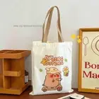Capybala Pufferfish Bag Canvas Cartoon Peripheral New Crossbody Bag