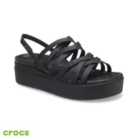 在飛比找蝦皮商城優惠-Crocs 卡駱馳 (女鞋) 布魯克林細帶中跟涼鞋 2067