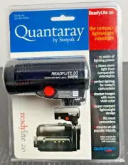 Quantaray Camcorder Light w Charger Sunpak ReadyLite 20 NEW Sealed