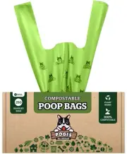 Pogi's Compostable Dog Poop Bags with Handles - 250 Doggie Poop Bags with Eas...