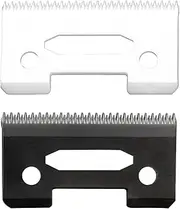 VRMETA Professional Replacement Clipper Ceramic Blades Stagger Tooth 2 Holes Precision Adjustable Hair Clipper Parts Blade for Wahl Clippers, Wahl 5-Star Senior, Magic Clip