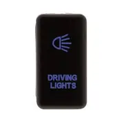 Hulk 4x4 12V Push Button Driving Lights On/Off Switch with Blue LED Illumination - HU1400B