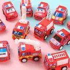 Police Car Inertia Car Toy Fire Truck Pull Back Toy Car Birthday Gift