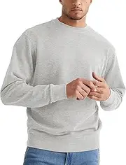 [Sleepdown] Essentials Men's Fleece Pullover Crewneck Sweatshirt