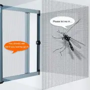 Summer Black Roll Insect Mosquito Fly Bug Window & Door Mesh Screen,Various Size