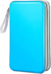CD Case Wallet, 80 Capacity DVD VCD Media Blu-ray Case Wallet Holder Storage ...