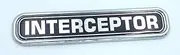 Interceptor Police Chrome Emblem 3D auto Decal car Bike Boat 5.3"