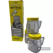 3 NOS Osterizer 1/2 Pint "Mini-Blend" Containers For Osterizer Blenders