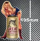 Great Northern Beer Can Pinup Girl Sticker 4 Bar Fridge Camping Tandem Trailer