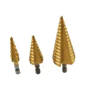 LABLT 3× 4-20mm/4-12mm/4-32mm Hole Cutter High HSS Steel Step Cone Drill Bit Set