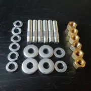 Classic Mini Inlet / Exhaust Manifold Studs, Washer & Nuts, Zinc A Series Austin