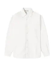 button-down shirt jacket EU44 White