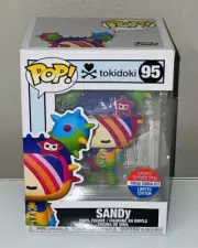 2021 VIRTUAL FUNKON TOKIDOKI SANDy w/ OFFICIAL STICKER & POP PROTECTOR !!!