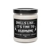 Metalhead Room Decor Candle Heavy Metal Death Black Thrash Metalcore Punk Rocker